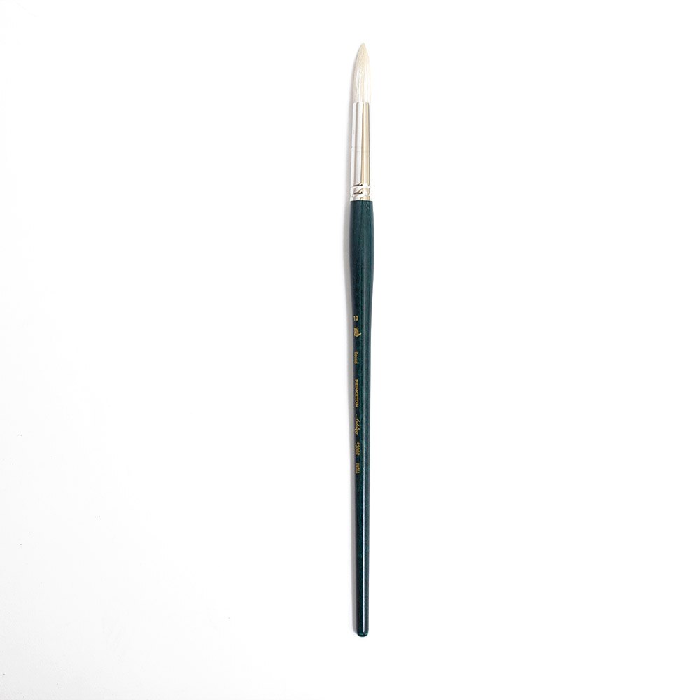 Princeton, Brushes, Art & School, 5200, Ashley, Natural, Bristle, 105318, Round, 10